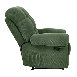 English Elm Camel Overstuffed Manual Recliner with High Density Padding for Modern Living Rooms Army Green W5568P449824