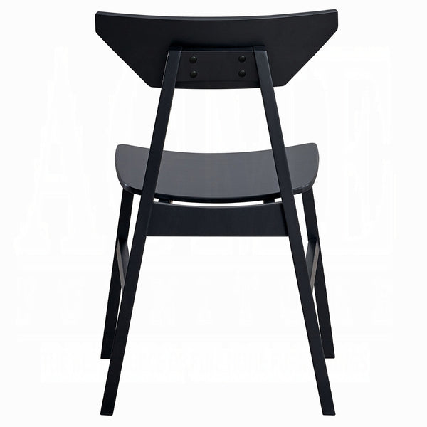 English Elm Modern Black Finish Side Chairs Set of 4 – Sleek Wooden Dining Chairs, Sturdy Minimalist Design, Easy Assembly B2741P325728