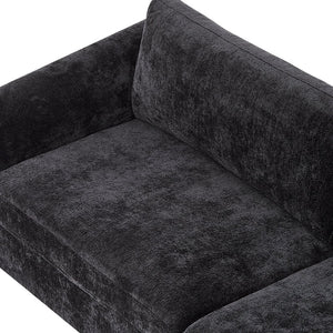 English Elm Christopher Knight Home® - 89"L Chenille Sofa - Elegant Black Seating With Plush Cushions & Durable Design For Modern Living Rooms N771P345832H_N771P345833H