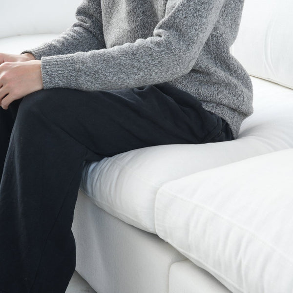 English Elm Sky Cloud L-Shaped 4-Seater Sectional Sofa With Washable Cushions And Storage Ottoman For Living Room B341S00001-GIGA