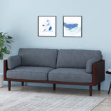 Christopher Knight Home® - Noble House - Sofia Mid-Century Modern Upholstered 3 Seater Sofa