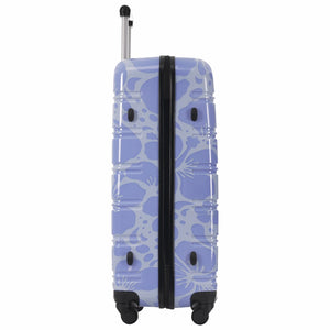 English Elm Hardshell Polycarbonate Luggage Set Three Piece Tsa Lock Spinner Travel Suitcases Blue N732P306618C