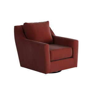 Fusion Bella Rouge Swivel Glider Accent Chair: Stylish Comfort With 360-degree Motion & Reversible Cushions Rouge W,100% Polyester 67-02g-c Bella Rouge Swivel Glider