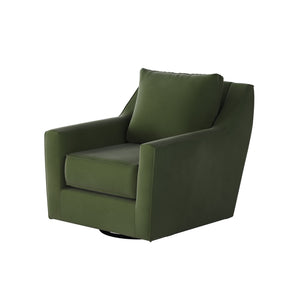 Fusion Bella Forrest Swivel Glider Chair In Green – Stylish, Comfortable, And Perfect For Any Room Decor! Green W,100% Polyester 67-02g-c Bella Forrest Swivel Glider