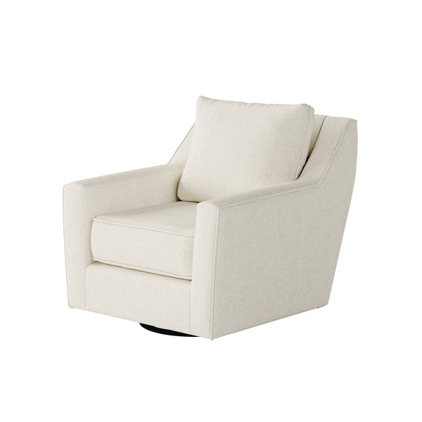 Fusion Sugarshack Glacier Swivel Glider Accent Chair - Off White, Reversible Cushions & Stylish Design Off White Ws,100% Polypropylene 67-02g-c Sugarshack Glacier Swivel Glider