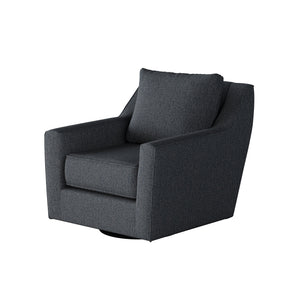 Fusion Truth Or Dare Navy Swivel Glider Accent Chair - Stylish, Versatile Design For Any Room Decor Blue Ws,100% Polypropylene 67-02g-c Truth Or Dare Navy Swivel Glider