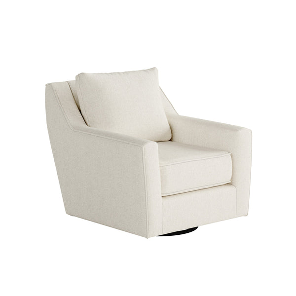 Fusion Sugarshack Glacier Swivel Glider Accent Chair - Off White, Reversible Cushions & Stylish Design Off White Ws,100% Polypropylene 67-02g-c Sugarshack Glacier Swivel Glider
