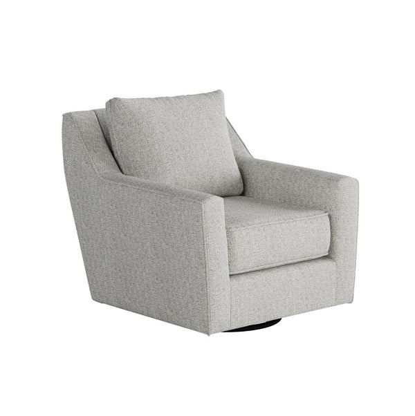 Fusion Sugarshack Stylish Metal Swivel Glider Accent Chair In Grey - 360-degree Motion & Comfort Design Grey Ws,100% Polypropylene 67-02g-c Sugarshack Metal Swivel Glider