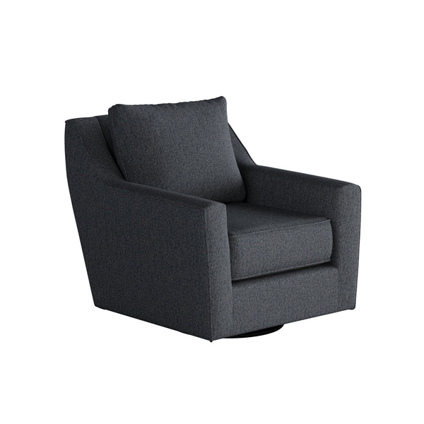 Fusion Truth Or Dare Navy Swivel Glider Accent Chair - Stylish, Versatile Design For Any Room Decor Blue Ws,100% Polypropylene 67-02g-c Truth Or Dare Navy Swivel Glider