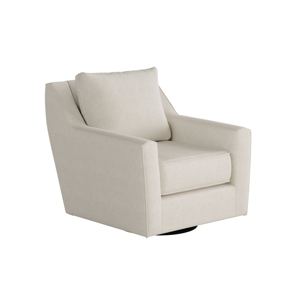 Fusion Truth Swivel Glider Accent Chair In Off-white - Stylish, Comfortable, And 360-degree Motion Design Off,White Ws,100% Polypropylene 67-02g-c Truth Or Dare Salt Swivel Glider
