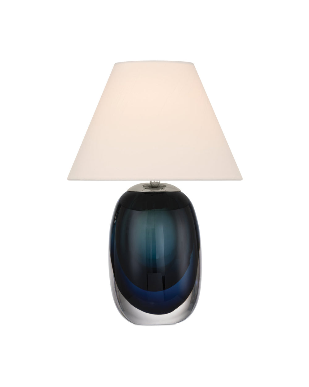 Currey & Company Danza Cordless Art Glass Table Lamp Mouth-Blown Sculptural Mid-Century Accent 6700-0019