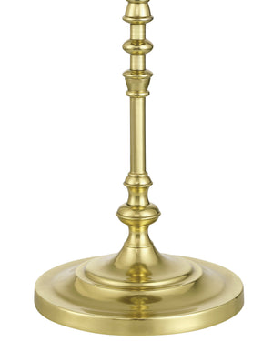 Currey & Company Deauville Cordless Seagrass Table Lamp Handwoven Brass Frame Rechargeable Bedside Light 6700-0023