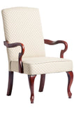 Derby Beige Gooseneck Arm Chair