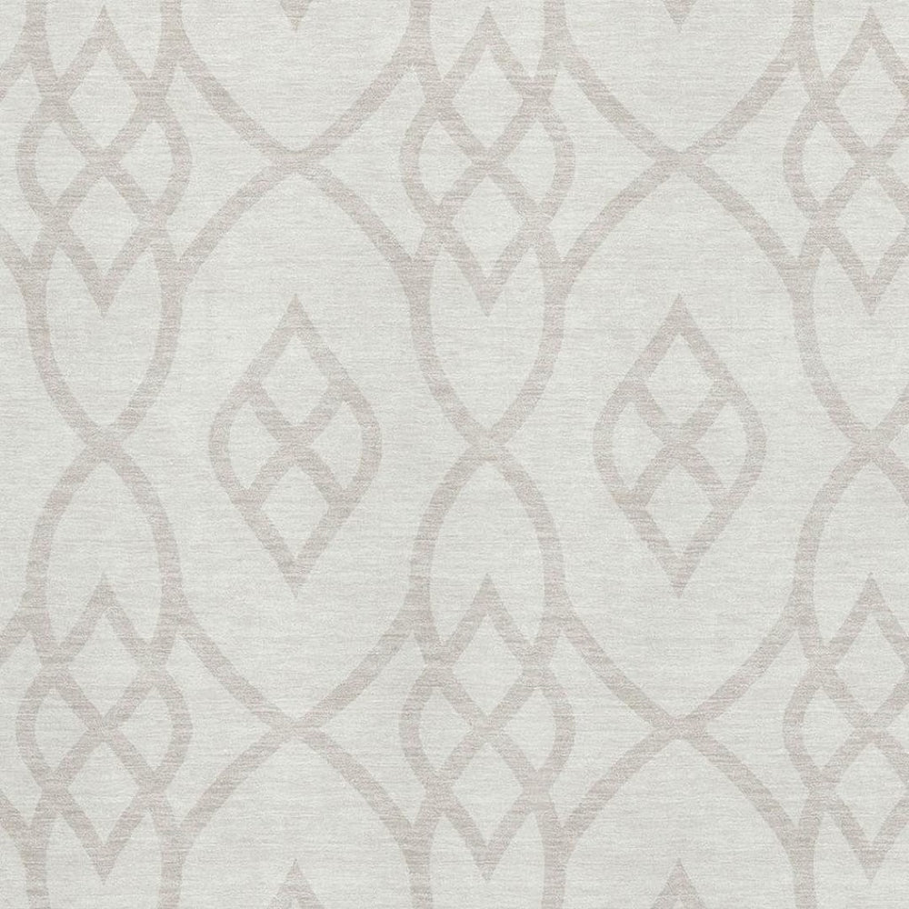 HomeRoots 5' X 8' Ivory And Beige Trellis Area Rug – Washable, UV Protected, Durable Design for Busy Homes 670269