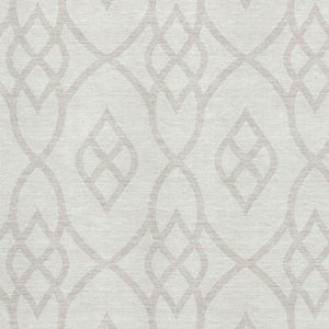 HomeRoots 5' X 8' Ivory And Beige Trellis Area Rug – Washable, UV Protected, Durable Design for Busy Homes 670269
