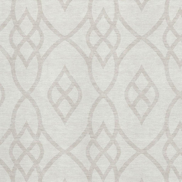 HomeRoots 8' X 10' Ivory and Beige Trellis Area Rug – Washable, UV Protected, Stain Resistant for High-Traffic Spaces 670271