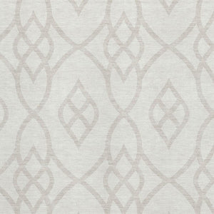 HomeRoots 9' X 12' Ivory and Beige Trellis Area Rug - Washable, UV-Protected, Stylish for Indoor & Outdoor Use 670272