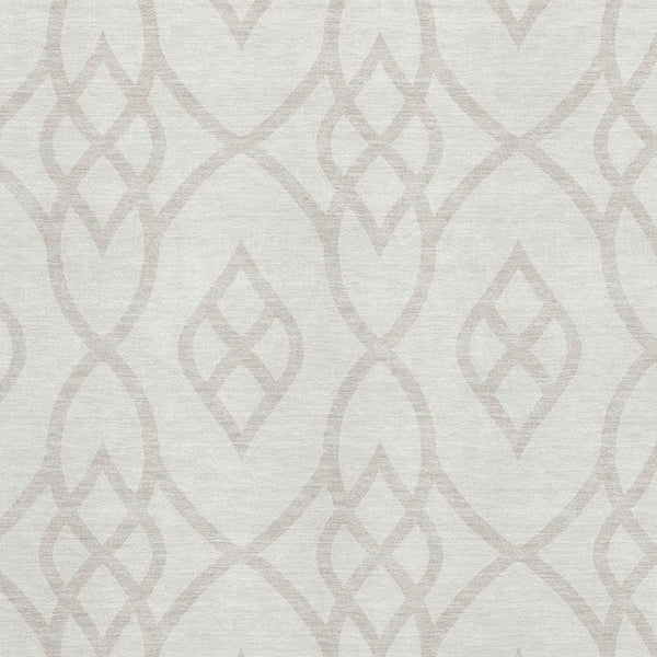 HomeRoots 9' X 12' Ivory and Beige Trellis Area Rug - Washable, UV-Protected, Stylish for Indoor & Outdoor Use 670272