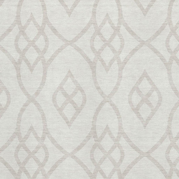 HomeRoots 10' X 14' Ivory & Beige Trellis Area Rug - Durable, Washable, UV-Protected for Stylish Living Spaces 670273