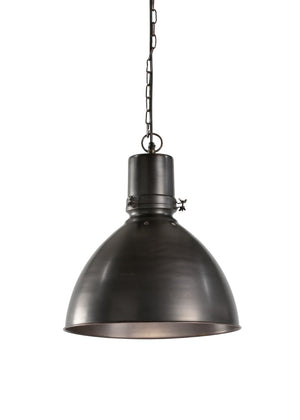 Wildwood Studio Bronze Iron Pendant Light With Industrial Silhouette — 18" Compact, Warm Downlighting For Kitchens 67033