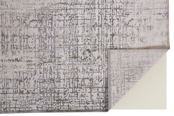 Feizy Rugs Prasad Distressed Medallion Area Rug Turkish Made Polypropylene Blend Living Room 6703683FGRY000F00