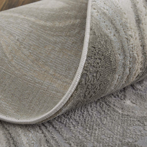 Feizy Rugs Prasad Distressed Medallion Area Rug Turkish Polypropylene Living Room Floor Accent 6703894FLGY000F00