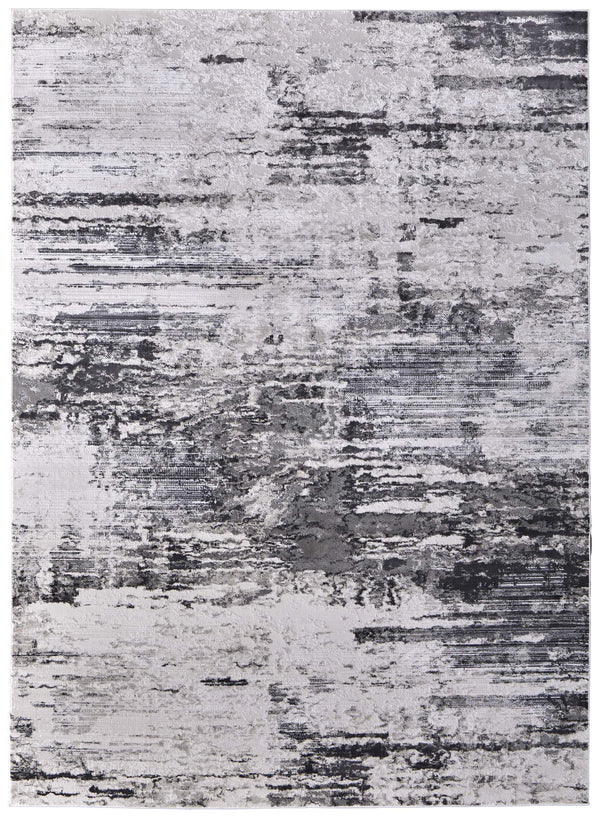 Feizy Rugs Prasad Modern Distressed Medallion Polypropylene Area Rug for Living and Dining Rooms 67039N9FIVYCHLF00