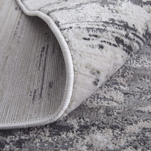 Feizy Rugs Prasad Modern Distressed Medallion Polypropylene Area Rug for Living and Dining Rooms 67039N9FIVYCHLF00