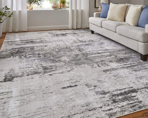 Feizy Rugs Prasad Modern Distressed Medallion Polypropylene Area Rug for Living and Dining Rooms 67039N9FIVYCHLF00