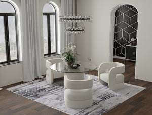 Feizy Rugs Prasad Modern Distressed Medallion Polypropylene Area Rug for Living and Dining Rooms 67039N9FIVYCHLF00