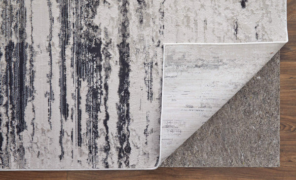Feizy Rugs Prasad Modern Distressed Medallion Polypropylene Area Rug for Living and Dining Rooms 67039N9FIVYCHLF00