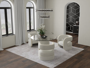 Feizy Rugs Prasad Abstract Medallion Area Rug Power Loomed Turkish Polypropylene Neutral Tones 8' x 10' 67039NAFIVYBGEF00