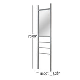 Christopher Knight Home® - Noble House - Gardner Modern Ladder Mirror, Gray