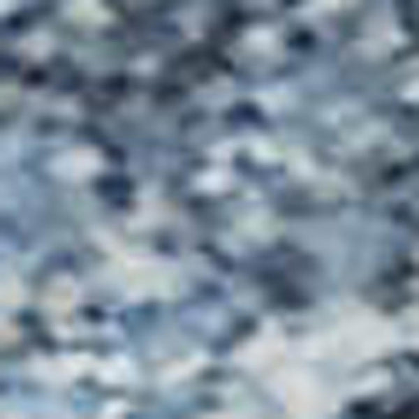 HomeRoots 10' Blue Ivory Gray Striped Washable Area Rug – Durable, UV-Protected, Perfect for Family Spaces 670616