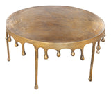 Drip Coffee Table Antique Brass 110150 Zuo Modern