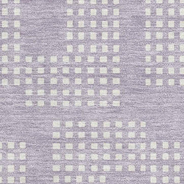HomeRoots 5' X 8' Stylish Lavender & Ivory Geometric Area Rug - Washable, UV Protected, Durable for Families 670720