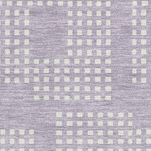 HomeRoots 8' X 10' Stylish Lavender & Ivory Geometric Area Rug – Washable, UV Protected, Family-Friendly Design 670722