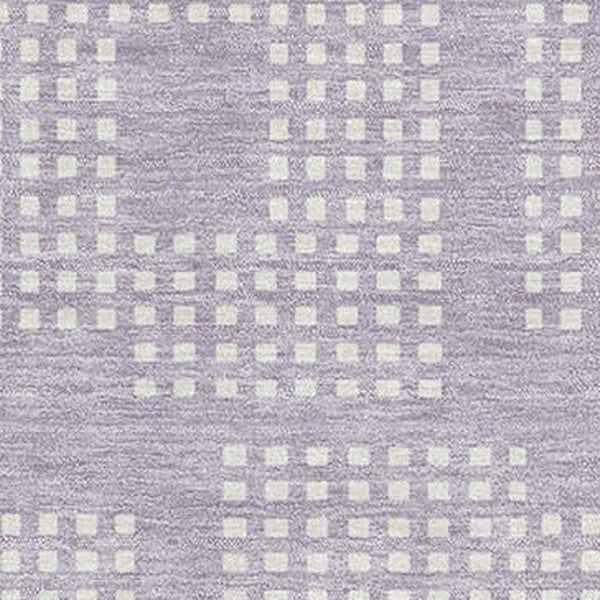HomeRoots 8' X 10' Stylish Lavender & Ivory Geometric Area Rug – Washable, UV Protected, Family-Friendly Design 670722