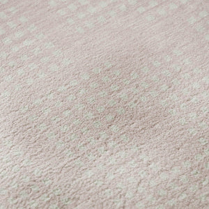 HomeRoots 8' X 10' Stylish Pink And Ivory Geometric Washable Area Rug - Durable, UV Protected, Easy Care! 670728