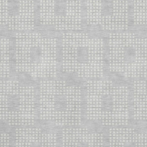HomeRoots 5' X 8' Silver and Ivory Geometric Area Rug - Washable, UV-Protected, Durable for High-Traffic Homes 670732