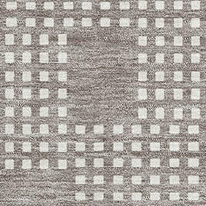 HomeRoots 8' X 10' Taupe & Ivory Geometric Area Rug - Washable, UV Protected, Durable for Families & Pets 670746