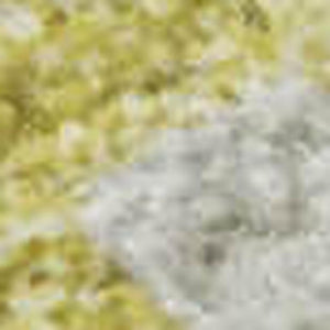 HomeRoots 5' X 8' Yellow and Ivory Geometric Washable Area Rug with UV Protection for Modern Spaces 670762