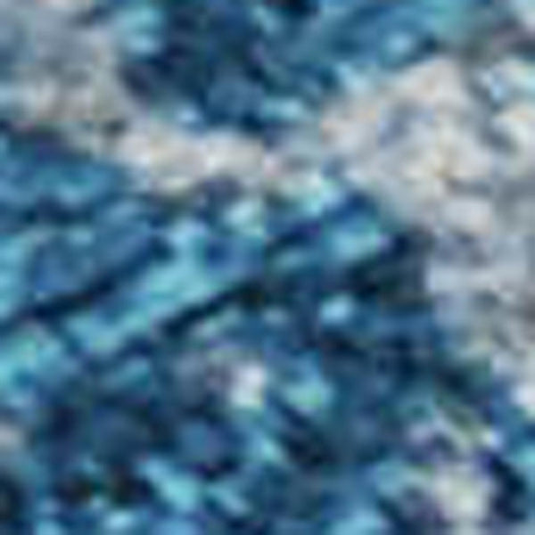 HomeRoots 9' X 12' Navy Blue & Ivory Striped Area Rug – Durable, Washable, UV Protected for High-Traffic Areas 670909