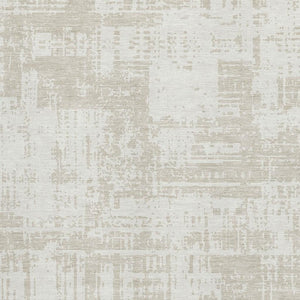 HomeRoots 8' X 10' Ivory & Beige Abstract Area Rug - Washable, UV Protected, Stain Resistant, Perfect for Homes 671154