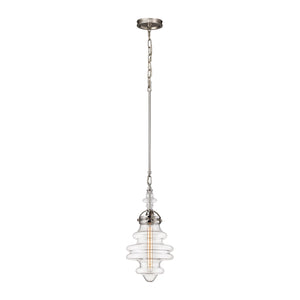 Gramercy 10'' Wide 1-Light Mini Pendant - Polished Nickel 67117/1 Elk Lighting