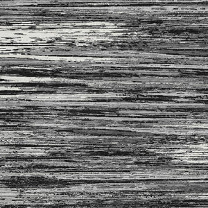 HomeRoots 8' X 10' Black And Ivory Striped Area Rug - Durable, Washable, UV-Protected for High-Traffic Spaces 671196