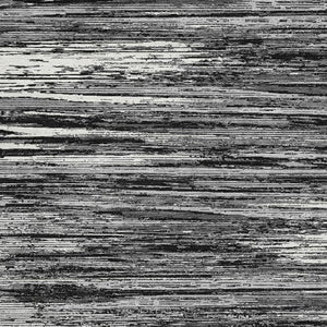 HomeRoots 10' Black and Ivory Striped Area Rug - Washable, UV Protected, Durable Design for High-Traffic Spaces 671198