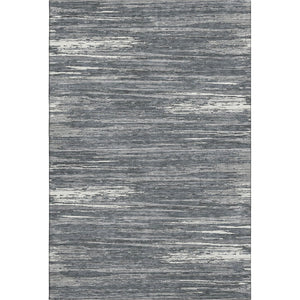 HomeRoots 10' Gray and Ivory Striped Washable Area Rug - UV Protected, Stain Resistant, Perfect for High-Traffic Homes 671222
