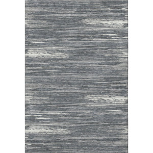 HomeRoots 10' Gray and Ivory Striped Washable Area Rug - UV Protected, Stain Resistant, Perfect for High-Traffic Homes 671222