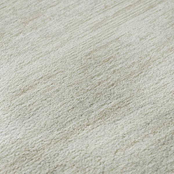 HomeRoots 9' x 12' Stylish Ivory Beige Striped Washable Area Rug with UV Protection for High-Traffic Rooms 671233